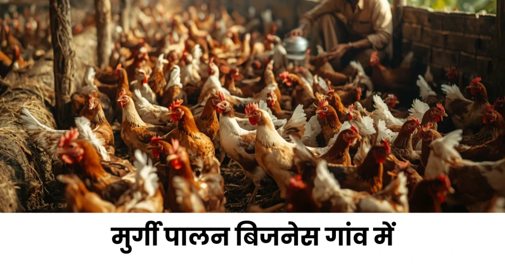 मुर्गी पालन बिजनेस गांव में